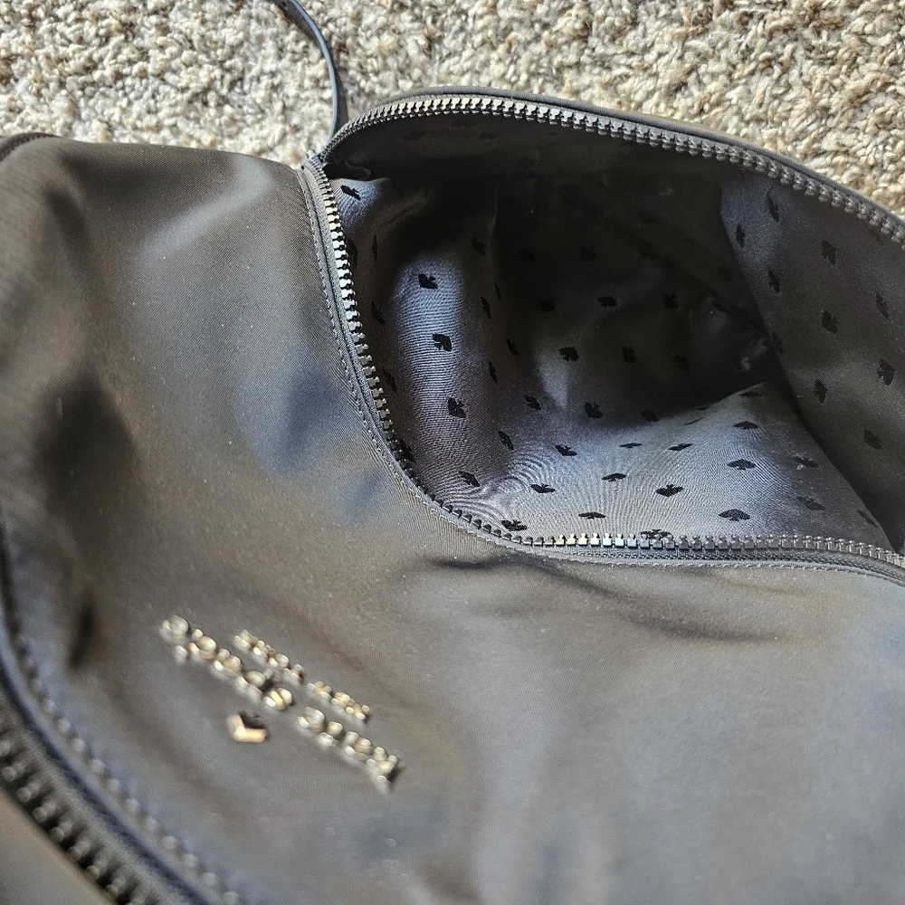 Kate Spade Karissa Black Multi Pocket Big‎ Zip Backpack